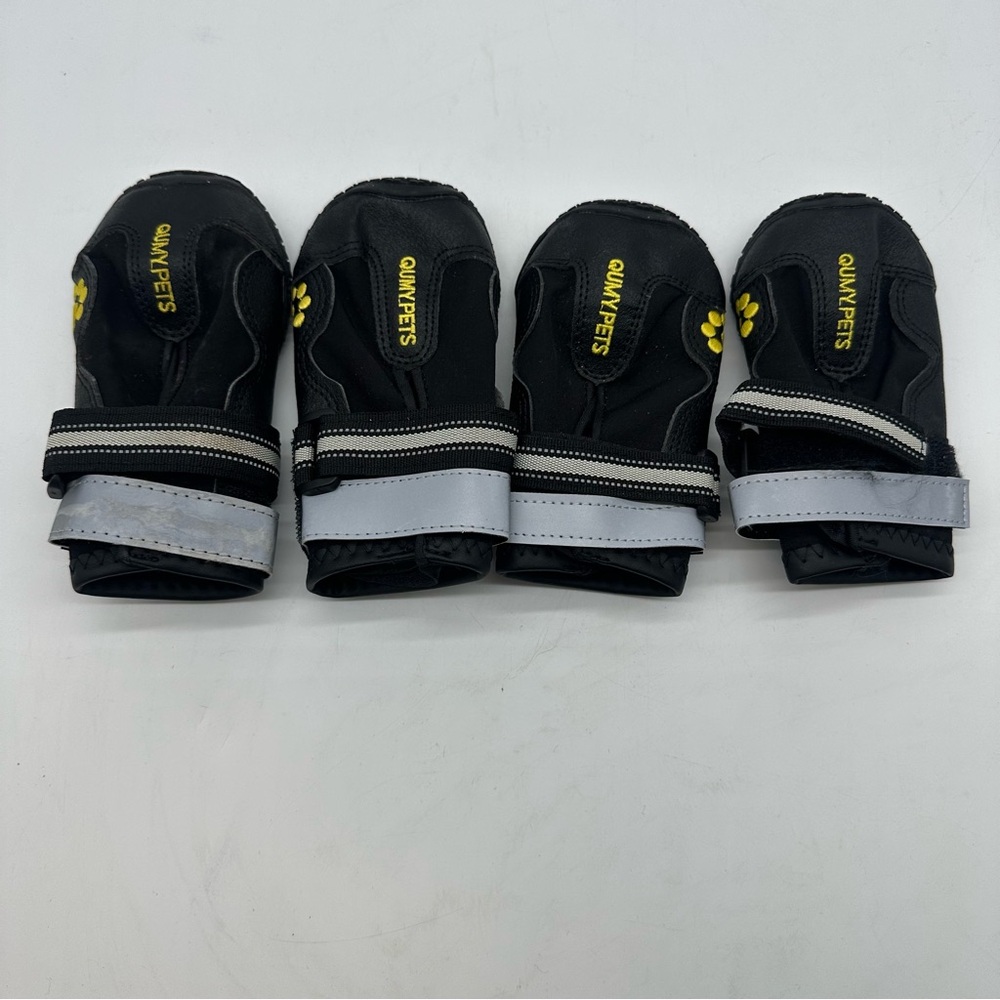 QUMYPETS Size 5 Dog Boots – Waterproof Reflective (Worn Once)